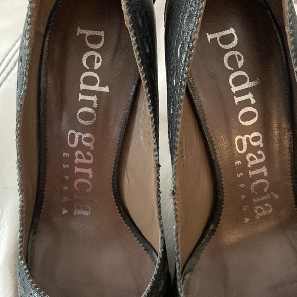 Pedro Garcia Black Ankle Strap Heels🖤🖤🖤 - Picture 3 of 9